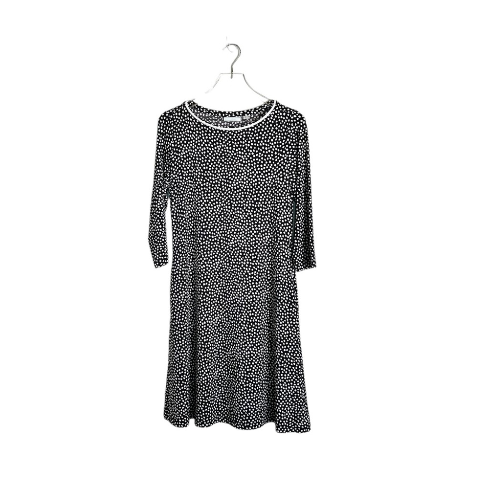 Susan Graver lightweight summer dress three-quarter sleeve size small